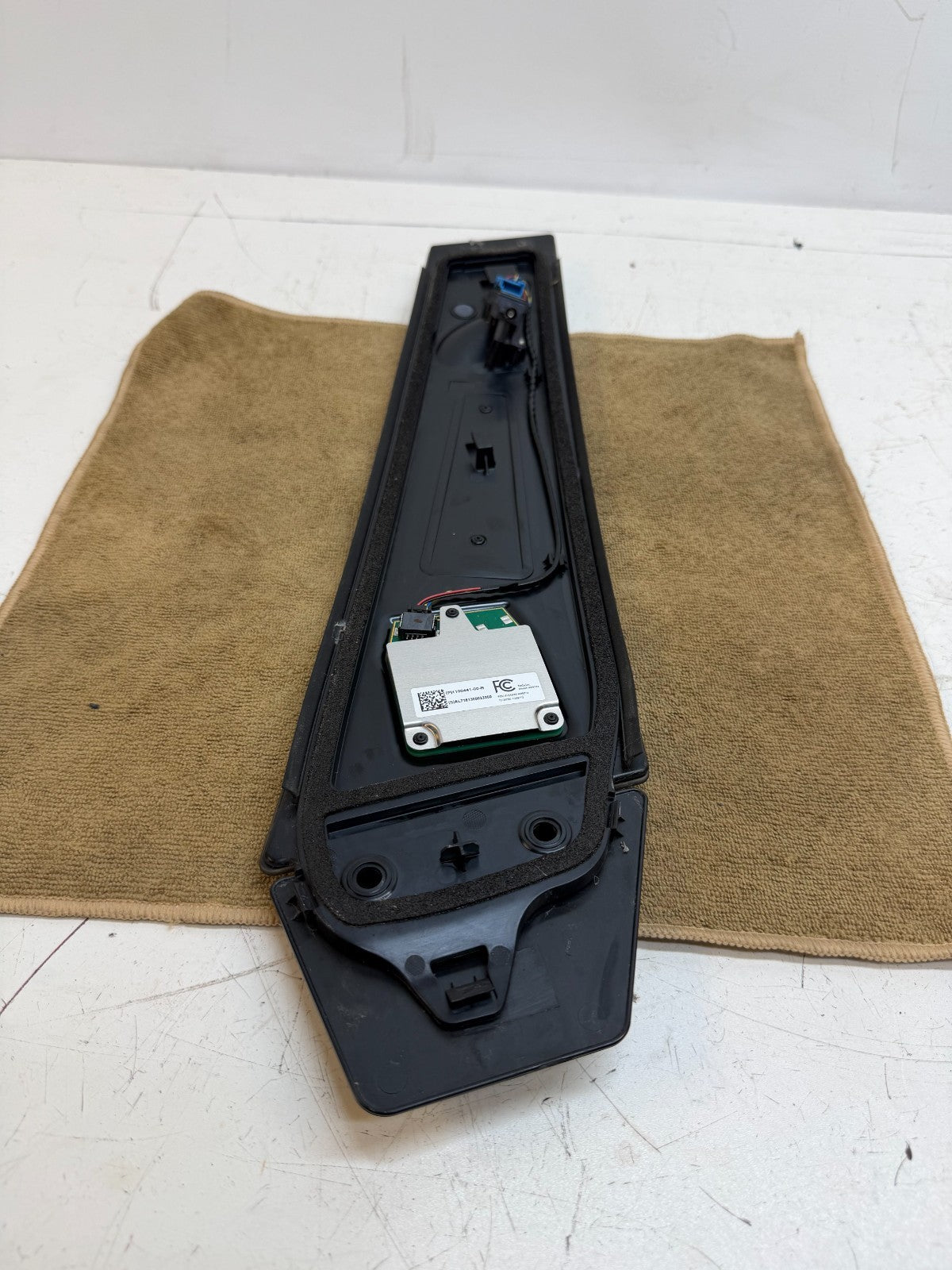 2017 - 2023 Model 3 Right B-Pillar Glass Trim w/ Camera 1100441-00-B