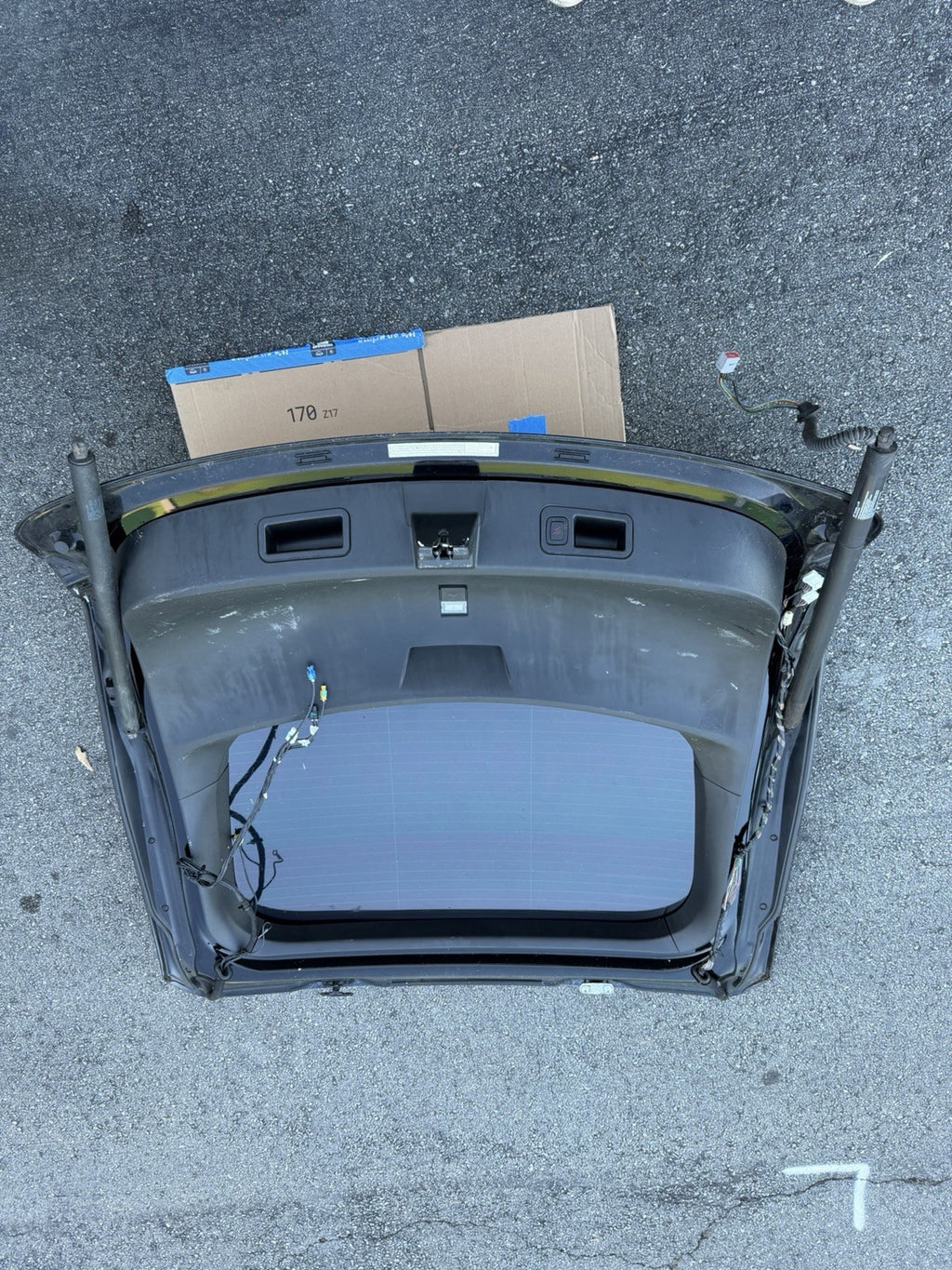 ♦️ 2016-2020 Model S Liftgate Trunk Lid Tailgate Hatch Shell Black w/ Glass