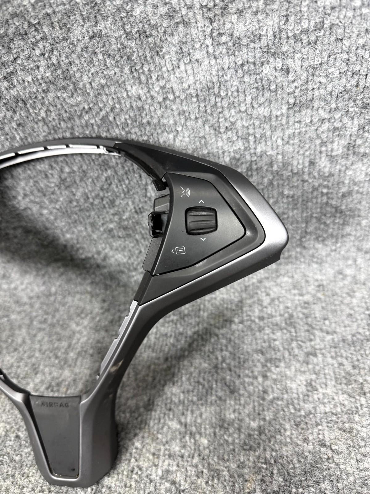 12-20 Tesla Model X Steering Wheel Audio Voice Control Button Trim OEM, 2507650