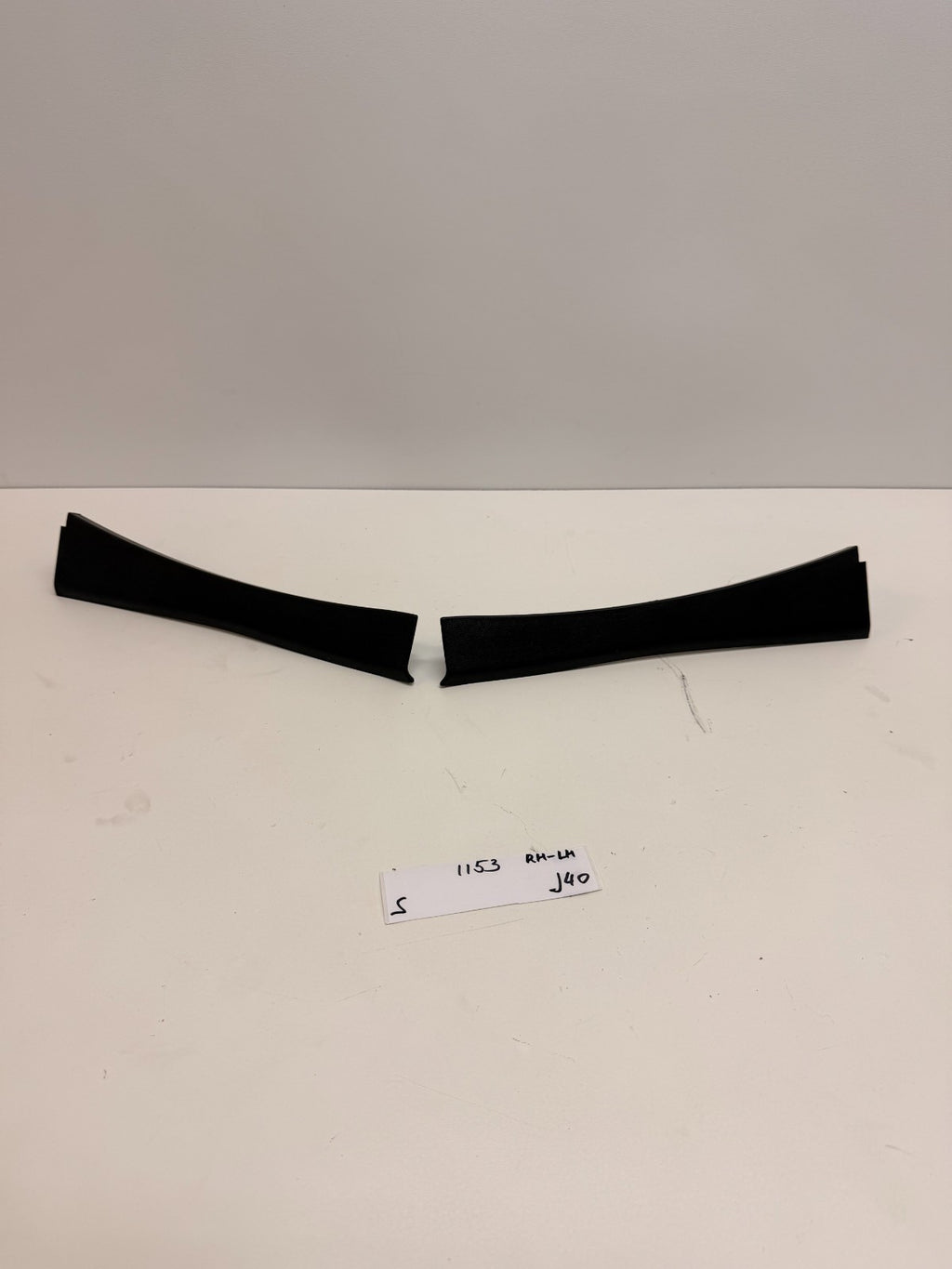 2012-2016 Tesla Model S Pair Of Left & Right Middle A Pillar Trim Panel