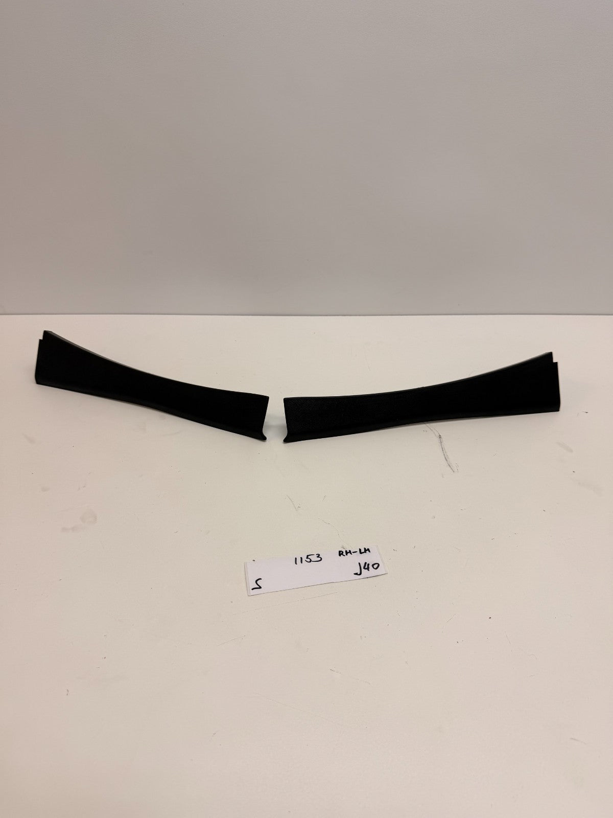 2012-2016 Tesla Model S Pair Of Left & Right Middle A Pillar Trim Panel