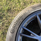 Tesla Model Y 2024 2025 19" Grey Gemini Rim Wheel Continental Tire W/OEM TPMS