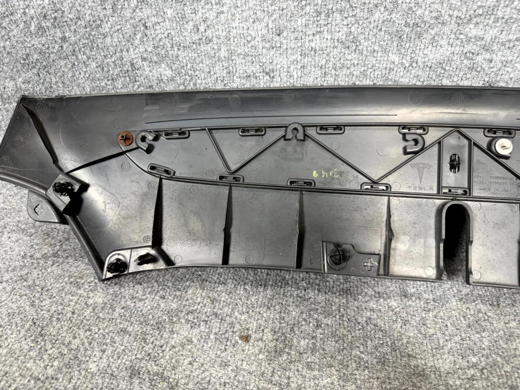 2016-2020 Tesla Model X Front Underhood Apron Insert Cover OEM, 1036234-00-F