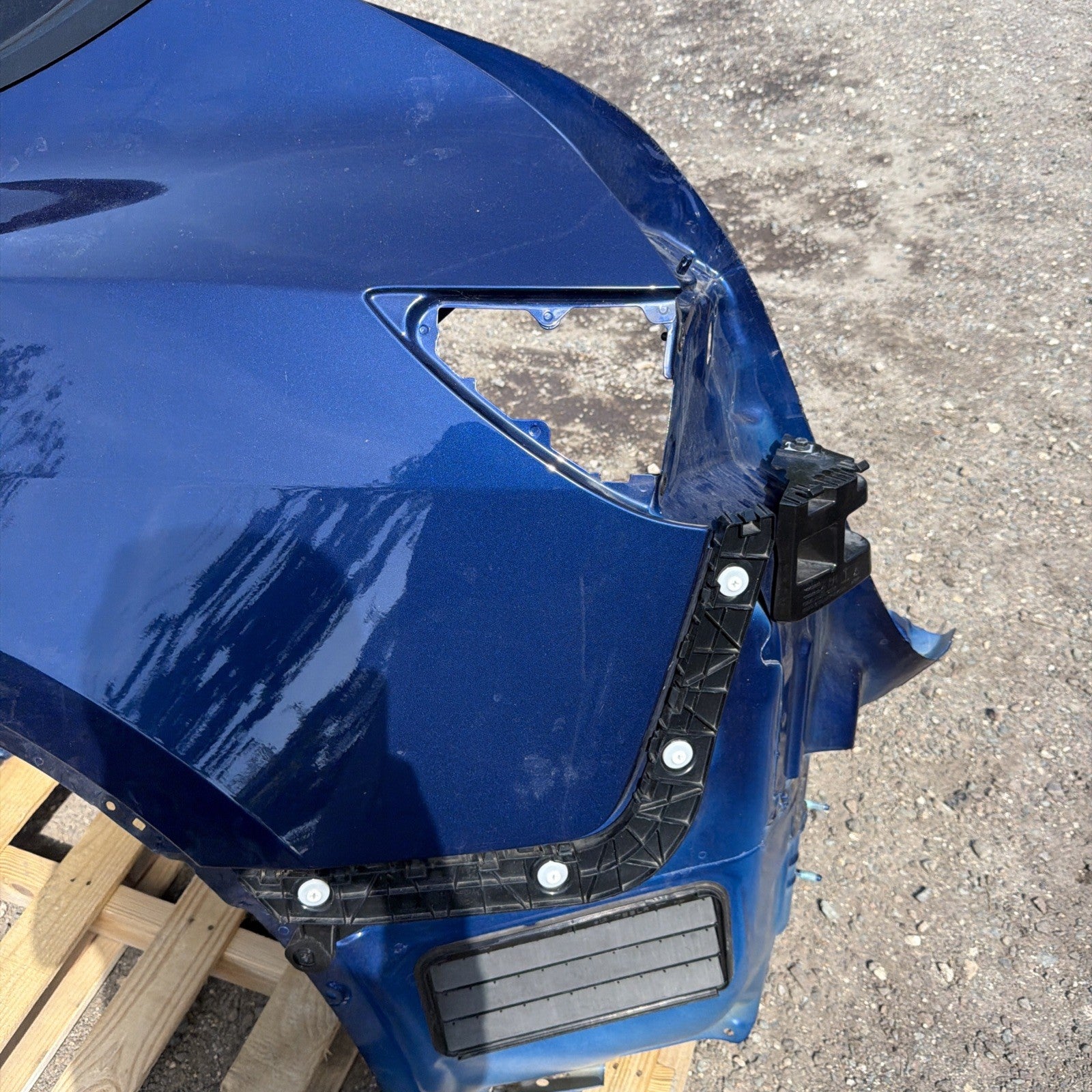 2020-2024 Tesla Model Y Rear Left Quarter Panel Structural Cutout LH BLUE