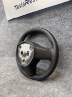 20-24 TESLA MODEL Y LEATHER STEERING WHEEL W/ CONTROL SWITCHES OEM, 1095222-00-N