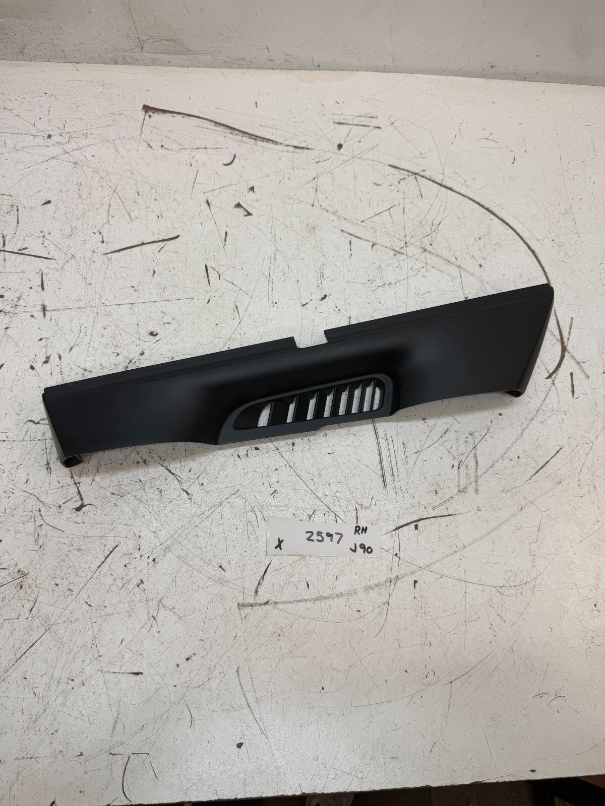 2016-20 Model X Front Right Seat Track Frame Rail Inner Trim Cover 1061629-00-A