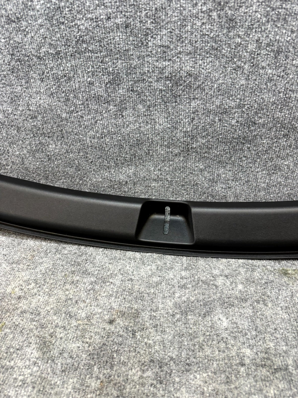 2017-2024 TESLA MODEL 3 Y TRUNK LATCH LOCK SILL SCUFF PLATE TRIM OEM, 149463100C