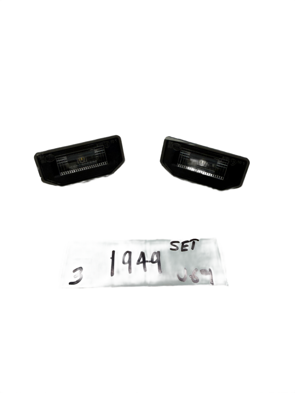 2012-2020 TESLA MODEL S MS REAR LICENSE PLATE LIGHT LAMP SET 1449730-00-B