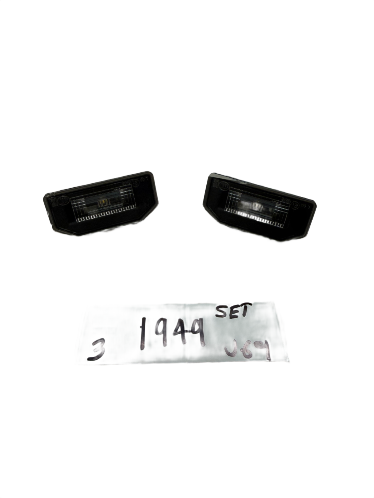 2012-2020 TESLA MODEL S MS REAR LICENSE PLATE LIGHT LAMP SET 1449730-00-B