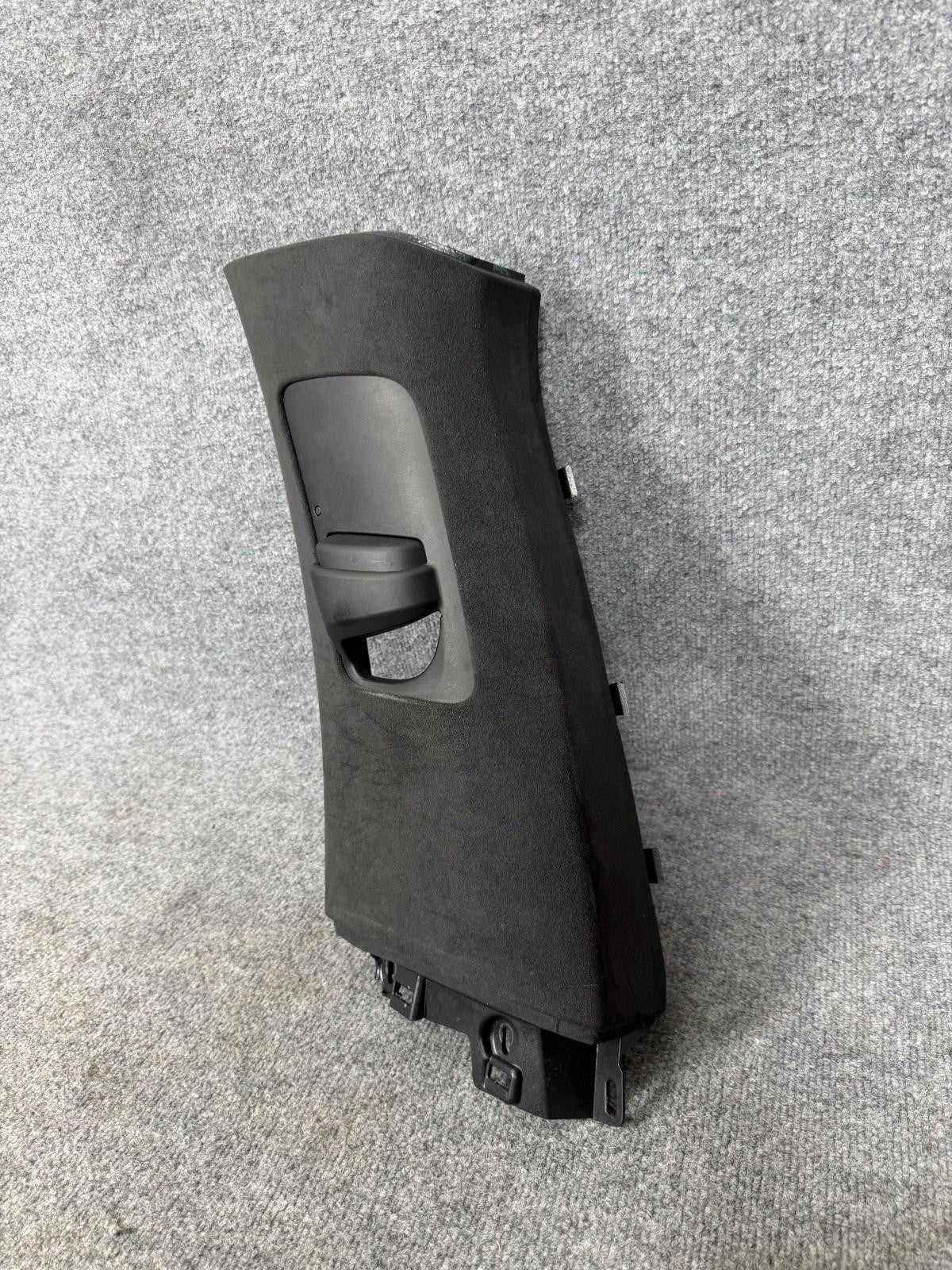 16-20 Tesla Model X Front Left Driver SIde B Pillar Trim Cover Panel Black OEM