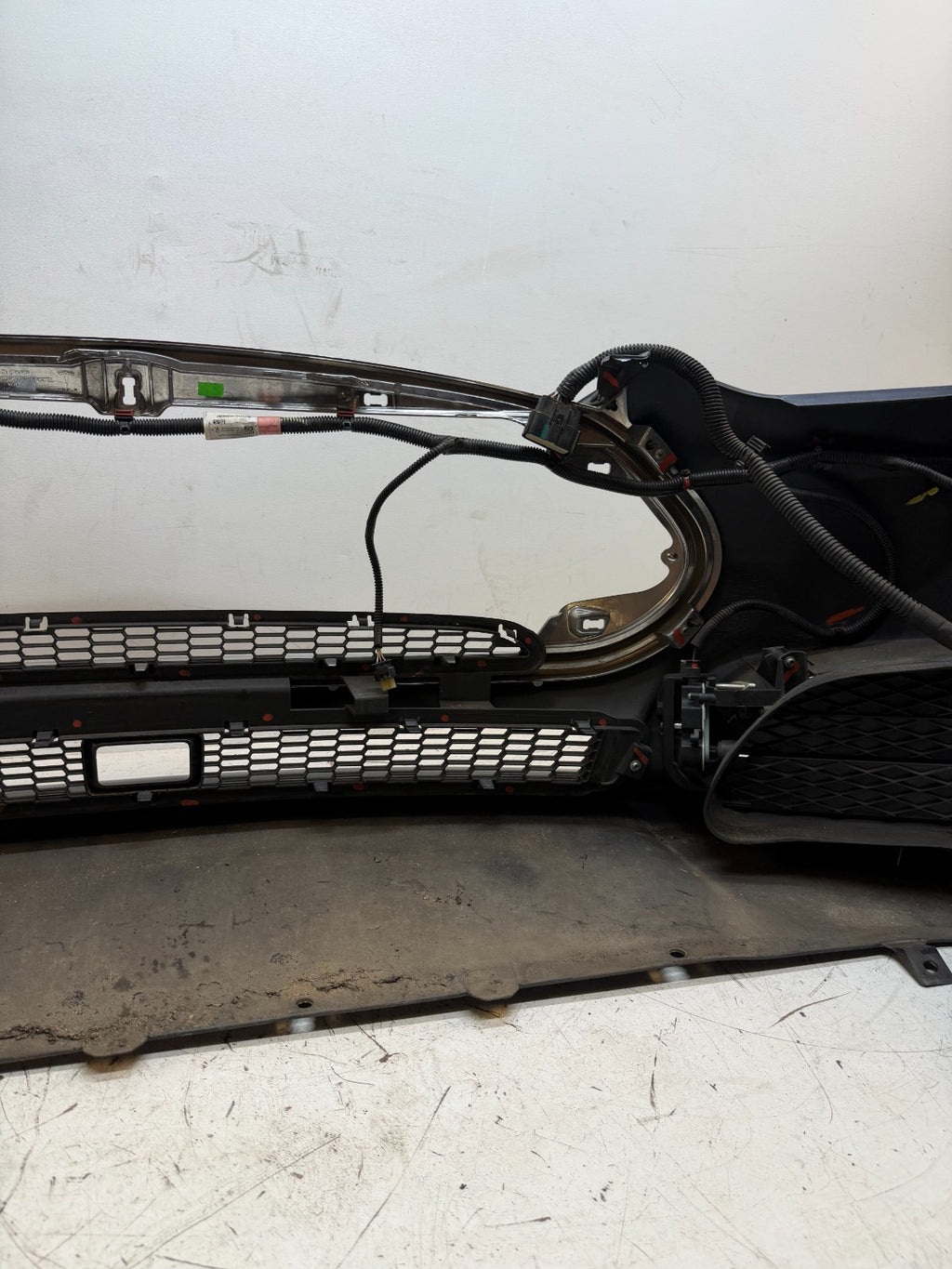 2012-2016 Tesla Model S Front Bumper Cover Complete W/ Lights OEM