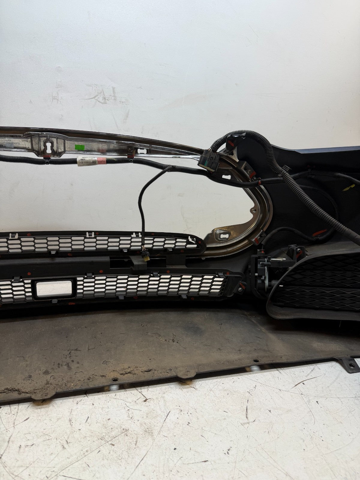 2012-2016 Tesla Model S Front Bumper Cover Complete W/ Lights OEM