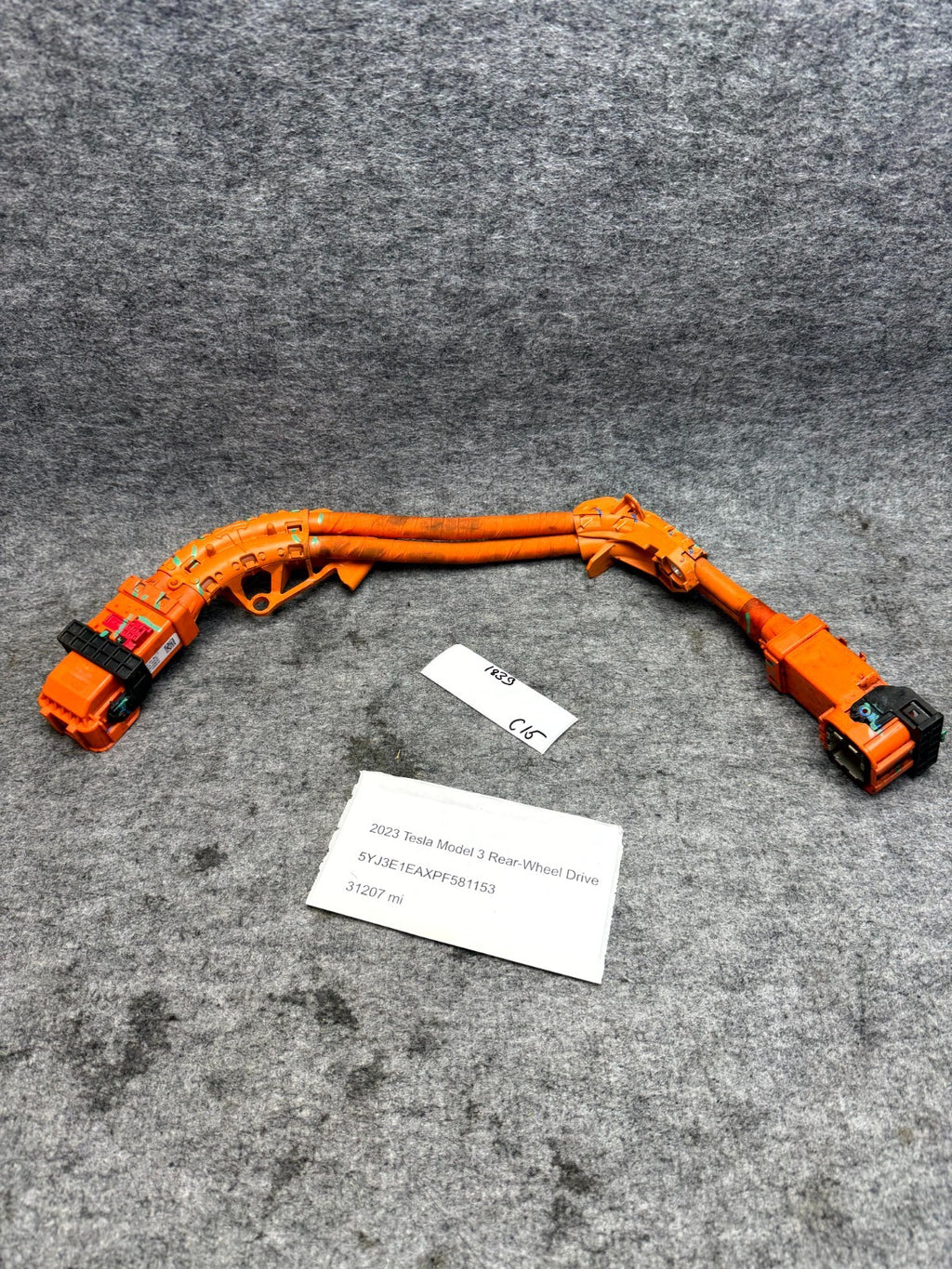 ♦️2017 - 2023 TESLA MODEL 3 REAR DRIVE UNIT HIGH VOLTAGE CABLE OEM, 1109000-00-E