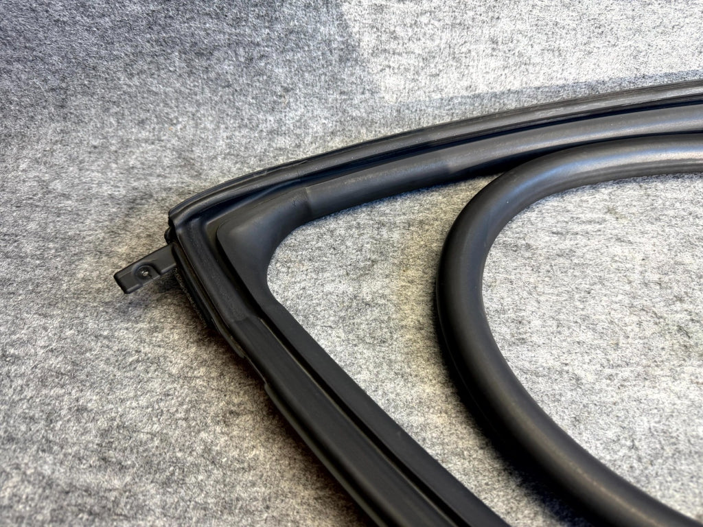 ♦️12-20 TESLA MODEL S REAR LEFT DOOR WINDOW WEATHERSTRIP SEAL OEM, 1038407-00-A