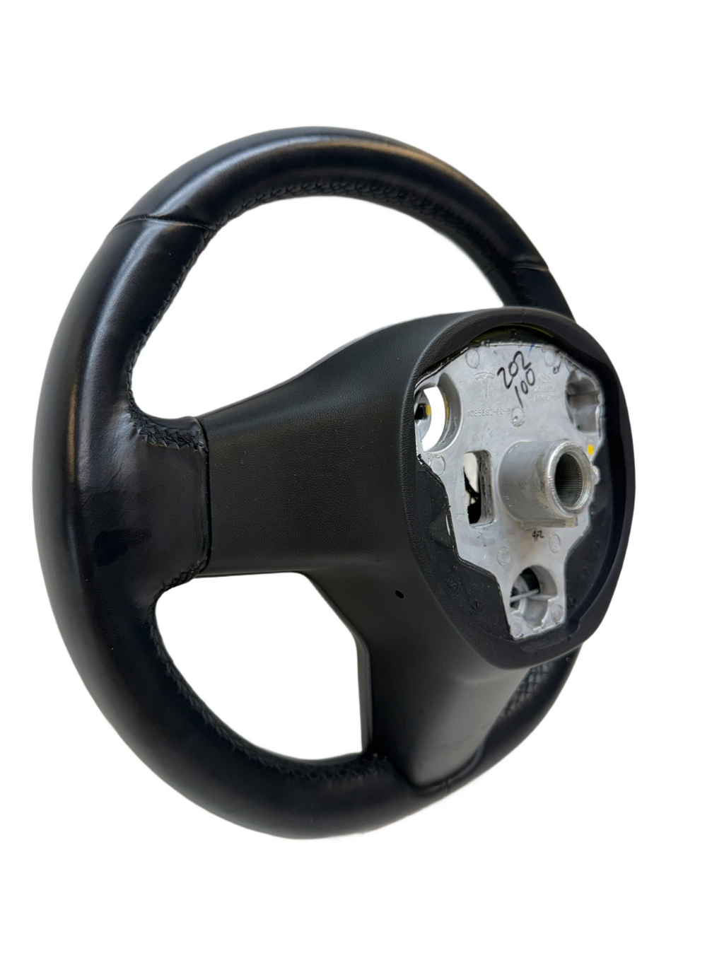 2016-2020 Tesla Model 3 Y Steering Wheel Leather Black 1085682-00-B