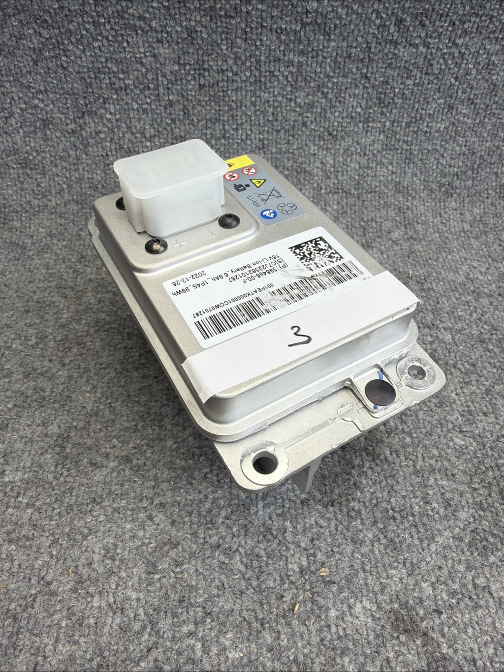 2017-2025 Tesla Model 3 Y S X 16V Li Ion Battery Assembly 1598486-00-F