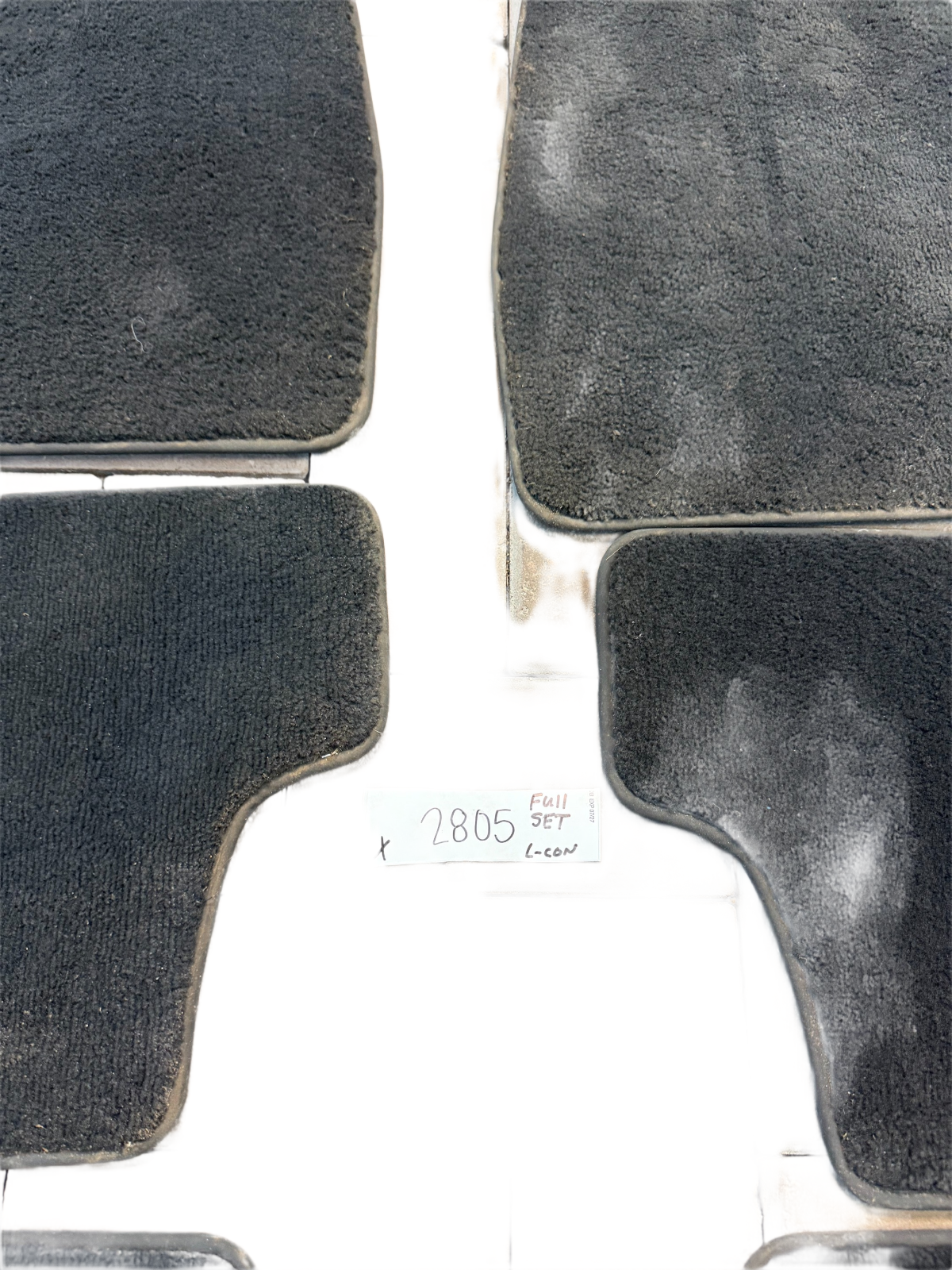2016-2020 TESLA MODEL X FLOOR MATS COVERS CARPET FULL SET BLACK