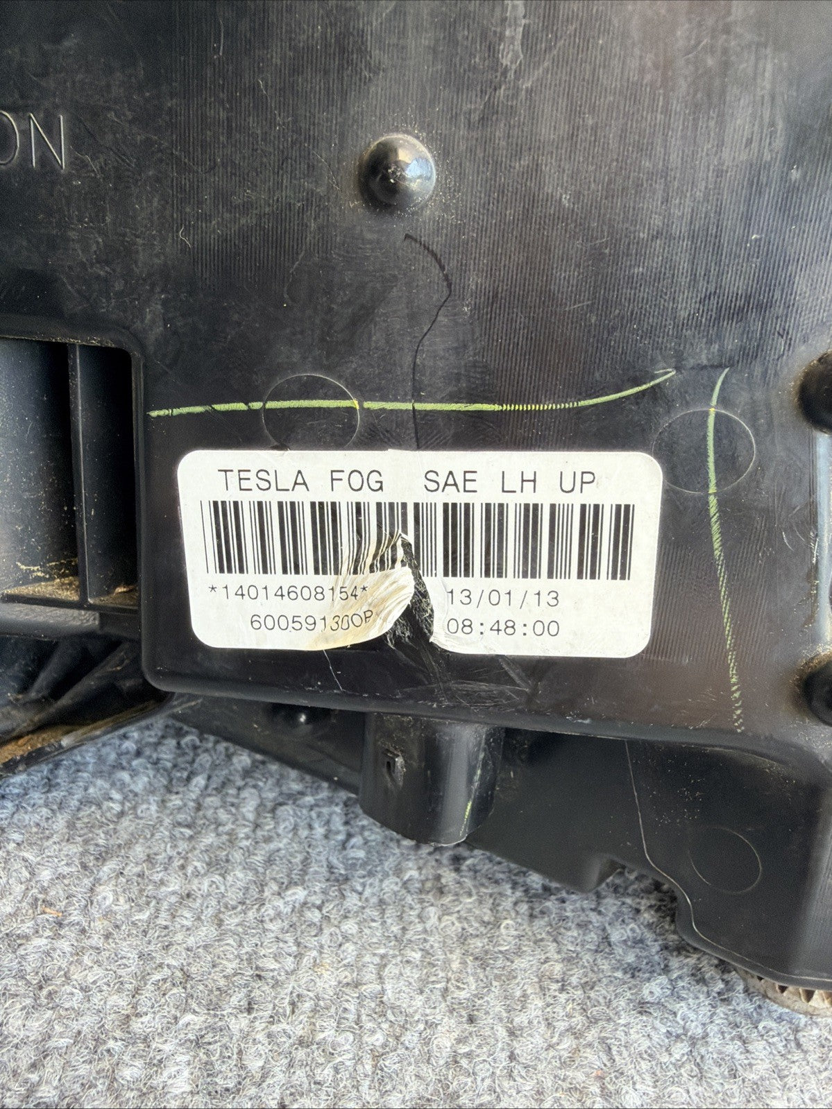 2012 - 2020 Tesla Model S LED Fog Light Driver Left LH 6005913-00-F OEM 1507