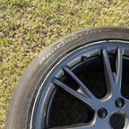 24-25 Tesla Model Y  19" Grey Gemini Rim Wheel Continental Tire W/OEM TPMS
