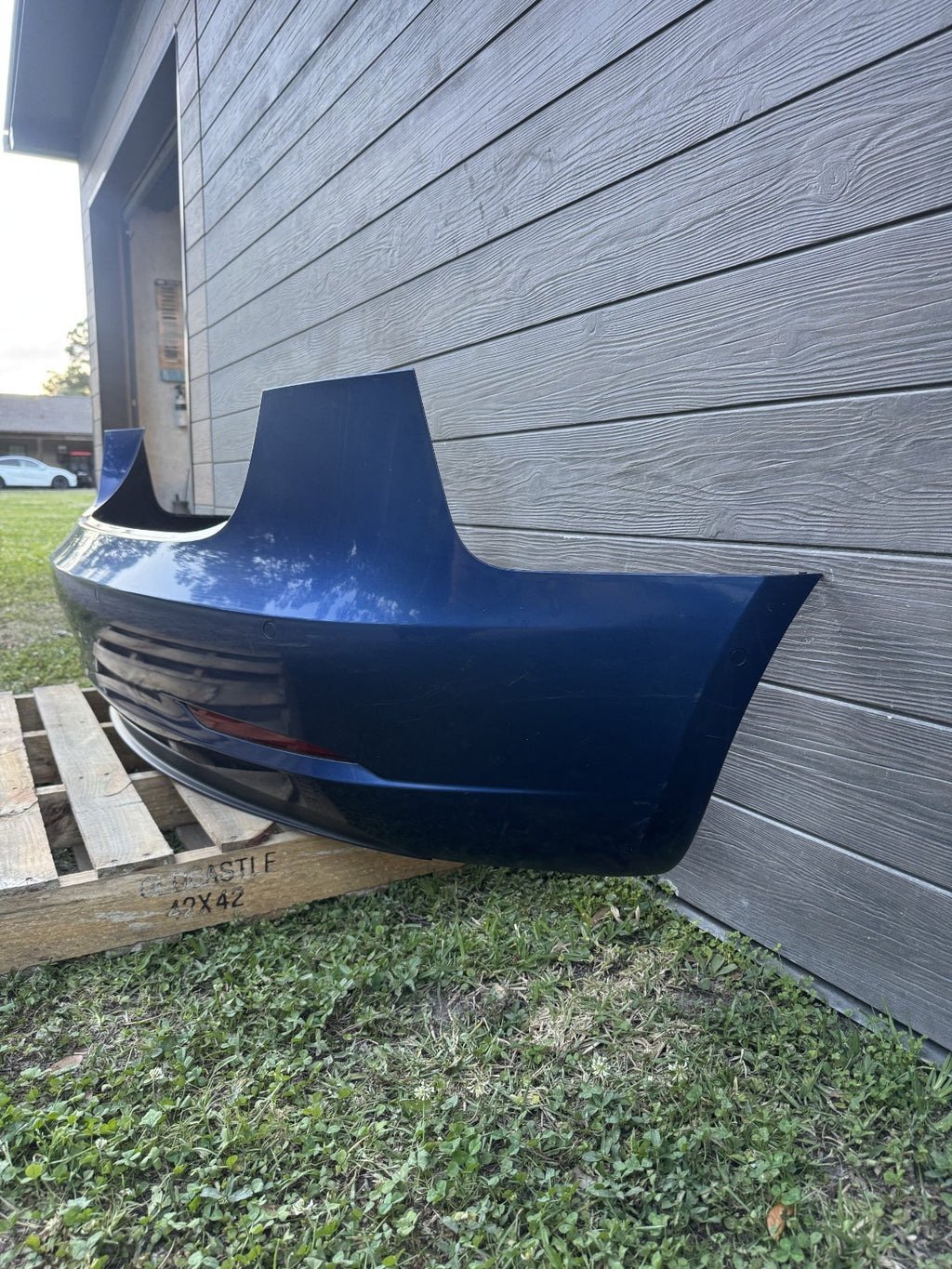 2017 - 2024 TESLA MODEL 3 Y REAR BUMPER COVER BLUE ASSEMBLY OEM
