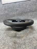 20-24 TESLA MODEL Y LEATHER STEERING WHEEL W/ CONTROL SWITCHES OEM, 1095222-00-N
