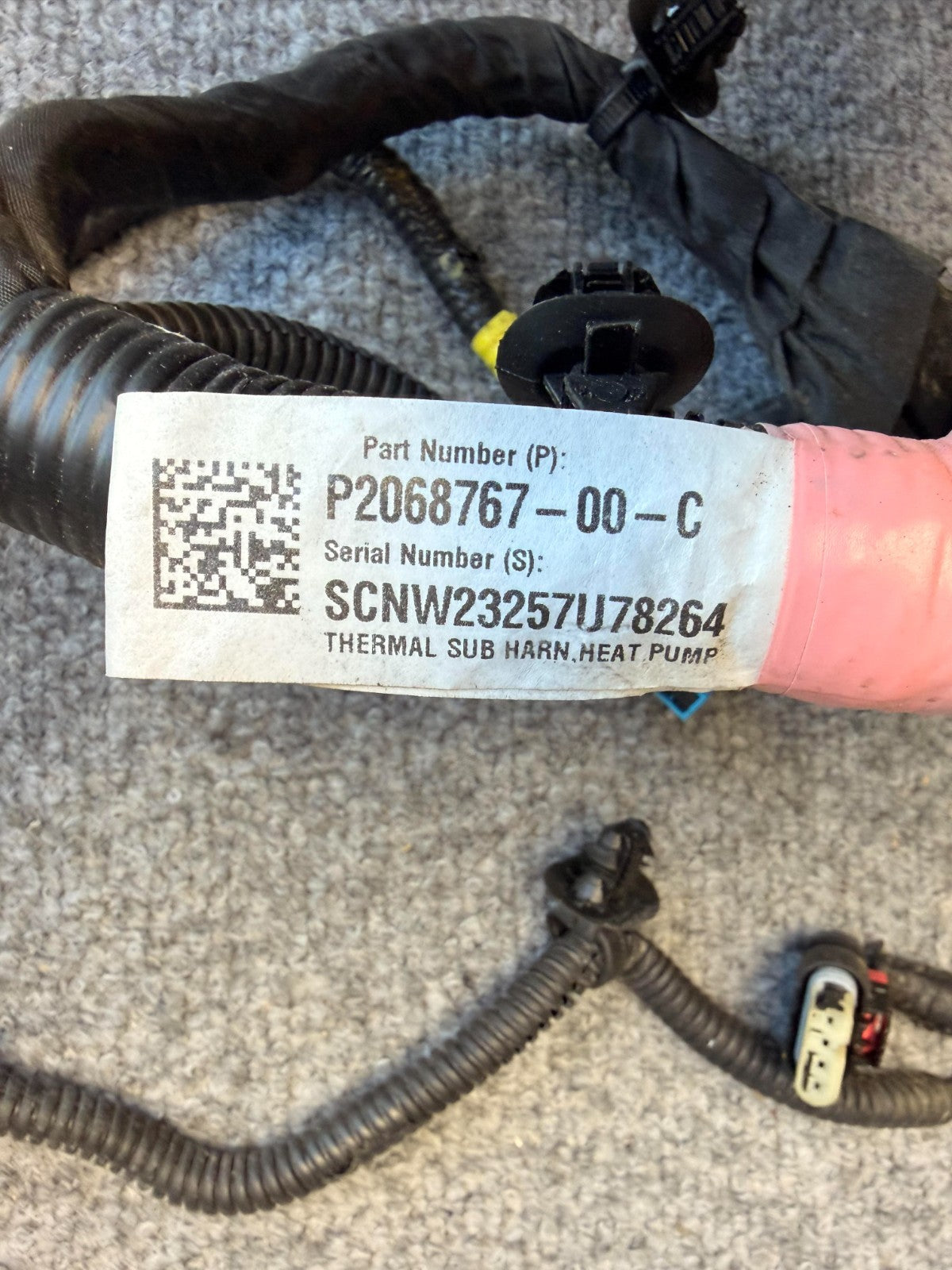 2017 -2025 Tesla Model 3 Supermanifold Coolant Engine Cable Harness 2068767-00-C