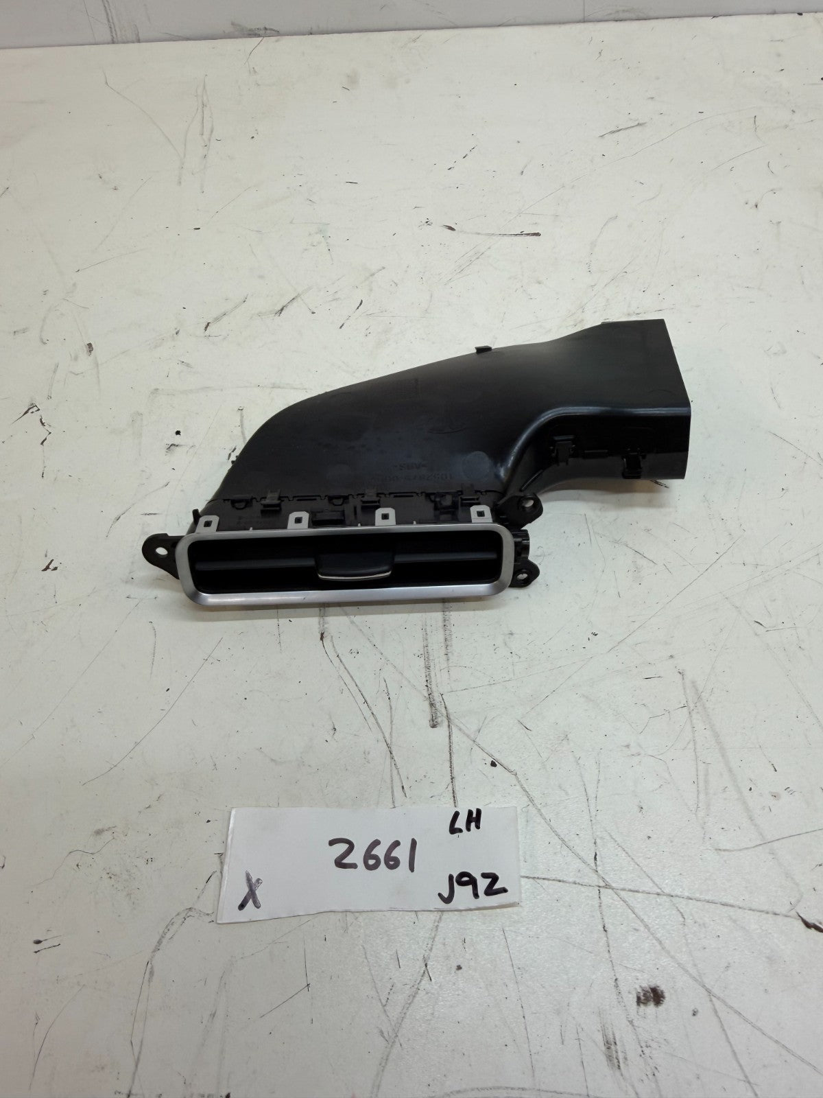 2016-2020 TESLA MODEL X LEFT DRIVER LOWER B PILLAR TRIM PANEL COVER AIR VENT OEM