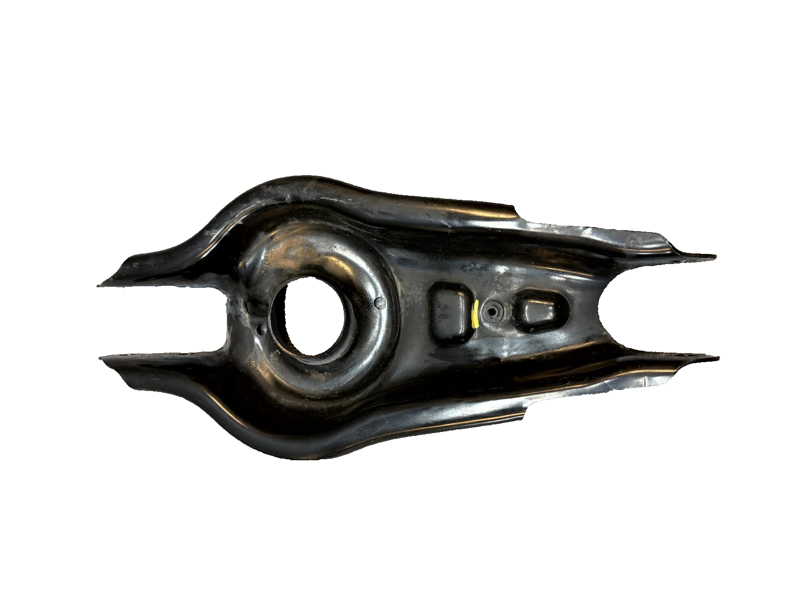 2020-2024 TESLA MODEL Y REAR LEFT LOWER CONTROL ARM SPRING PERCH OEM, 1044451-00