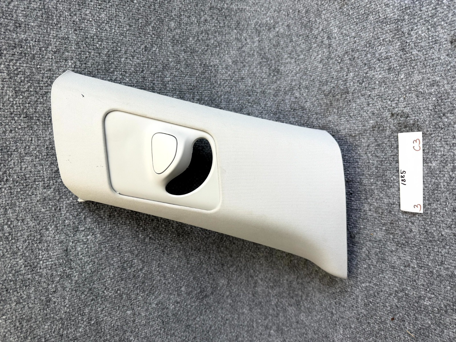 2017-2023 TESLA MODEL 3 RIGHT SIDE UPPER B PILLAR TRIM PANEL COVER OEM,108625501
