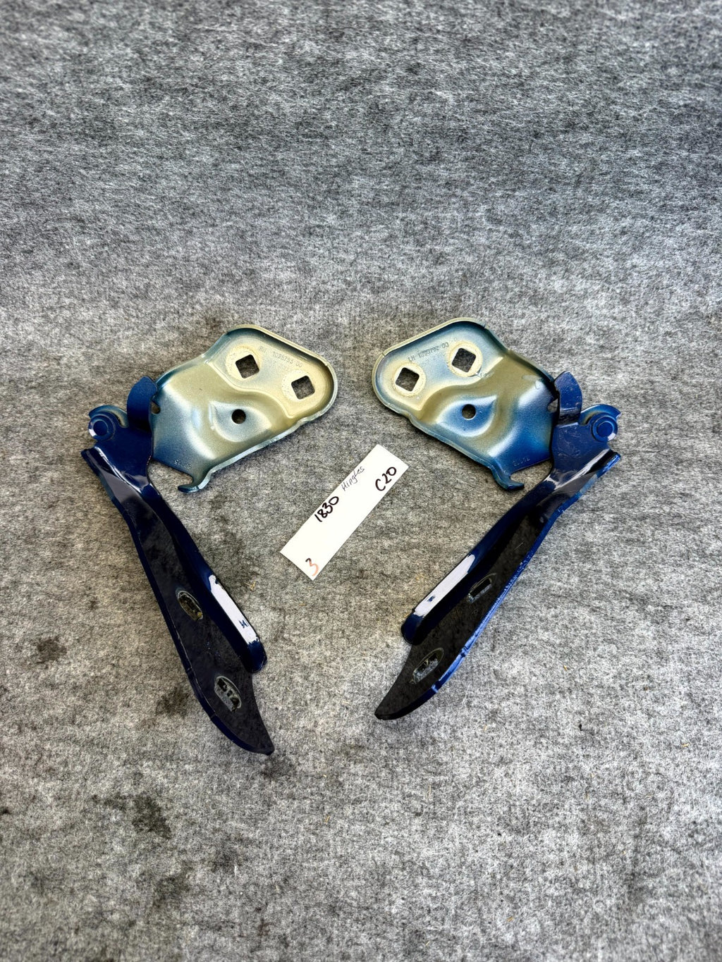 ♦️2017-2023 TESLA MODEL 3 FRONT LEFT & RIGHT HOOD HINGES SET OEM, 1098792-00-D