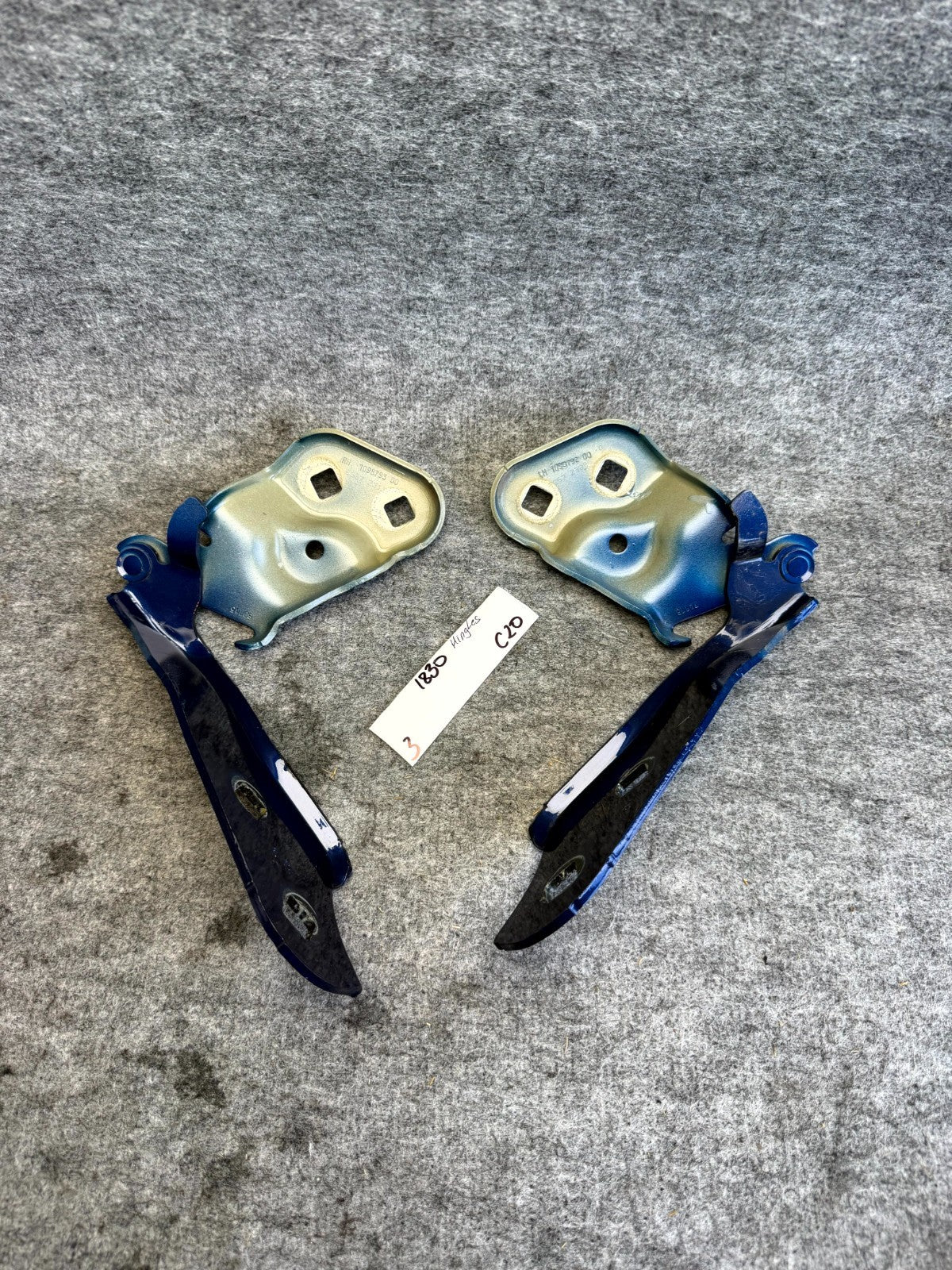 ♦️2017-2023 TESLA MODEL 3 FRONT LEFT & RIGHT HOOD HINGES SET OEM, 1098792-00-D