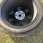 Tesla Model Y 2024 2025 19" Grey Gemini Rim Wheel Continental Tire W/OEM TPMS