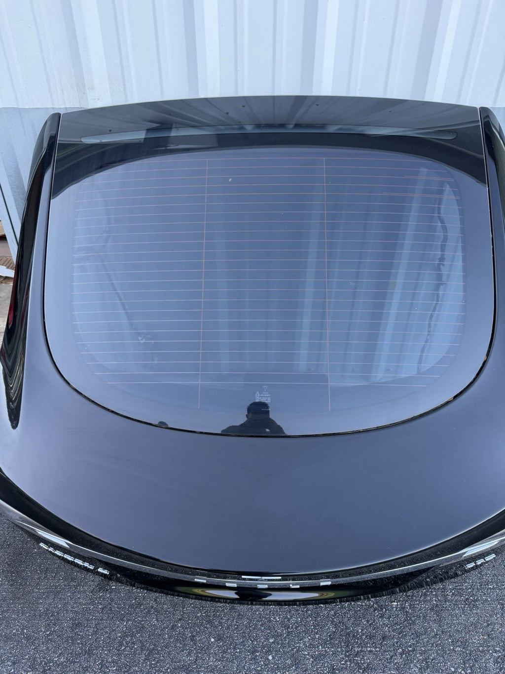 ♦️ 2016-2020 Model S Liftgate Trunk Lid Tailgate Hatch Shell Black w/ Glass