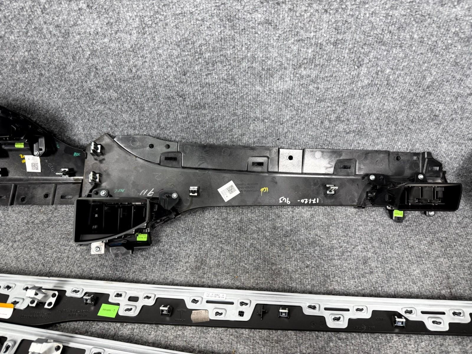 ♦️16-20 Tesla Model X Front Rear Left Right Dashboard Trim Wood OEM 1035826-11-A