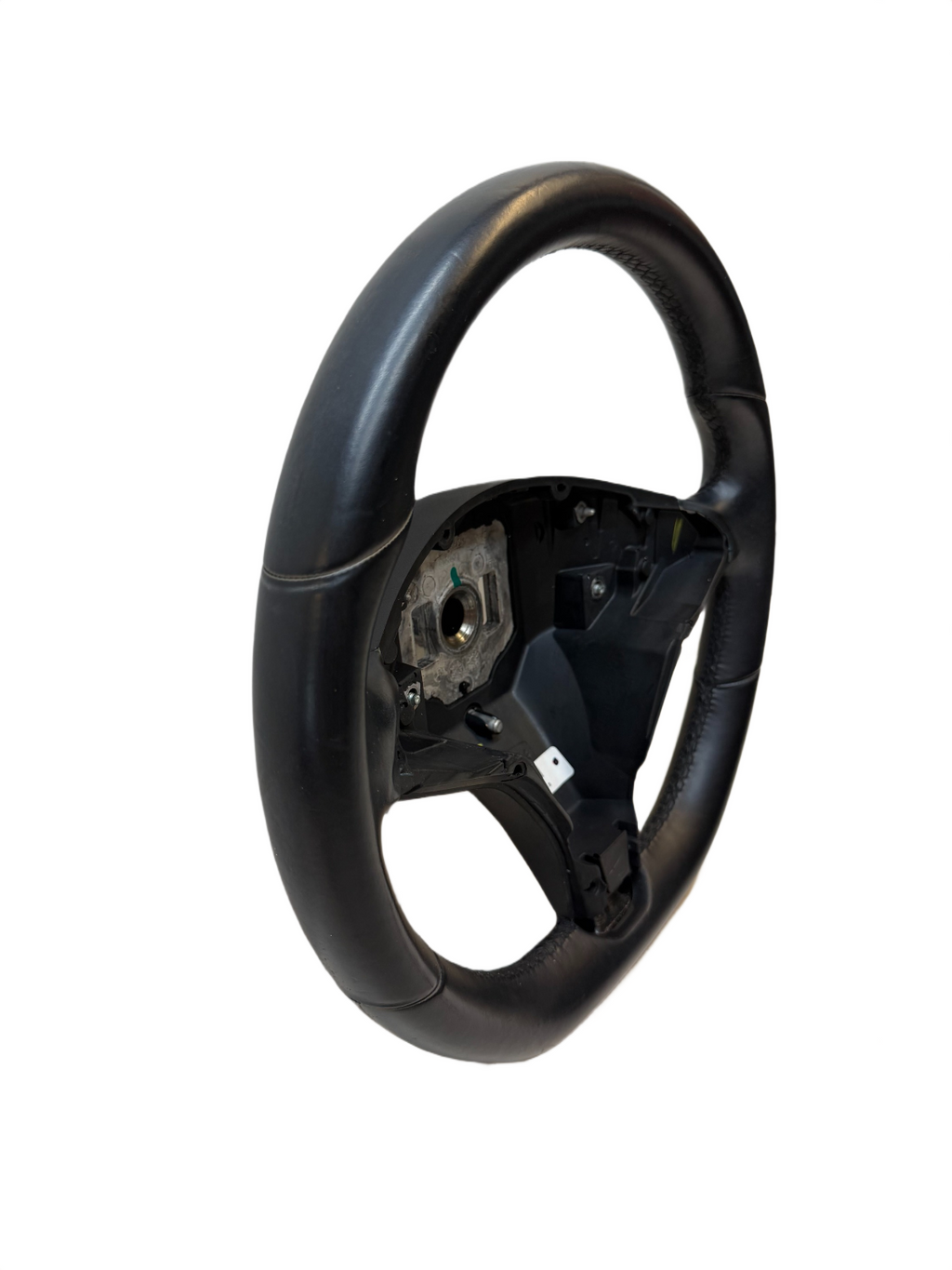 2012-2020 TESLA MODEL S LEATHER STEERING WHEEL ASSEMBLY 1005279-00-D