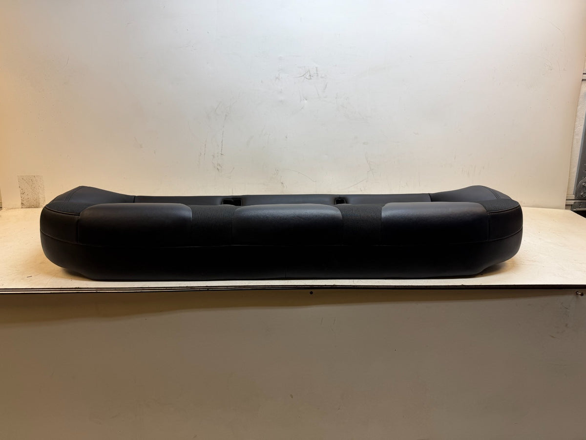 2012-2020 TESLA MODEL S REAR LOWER BOTTOM SEAT CUSHION BLACK OEM 1037338-01-A