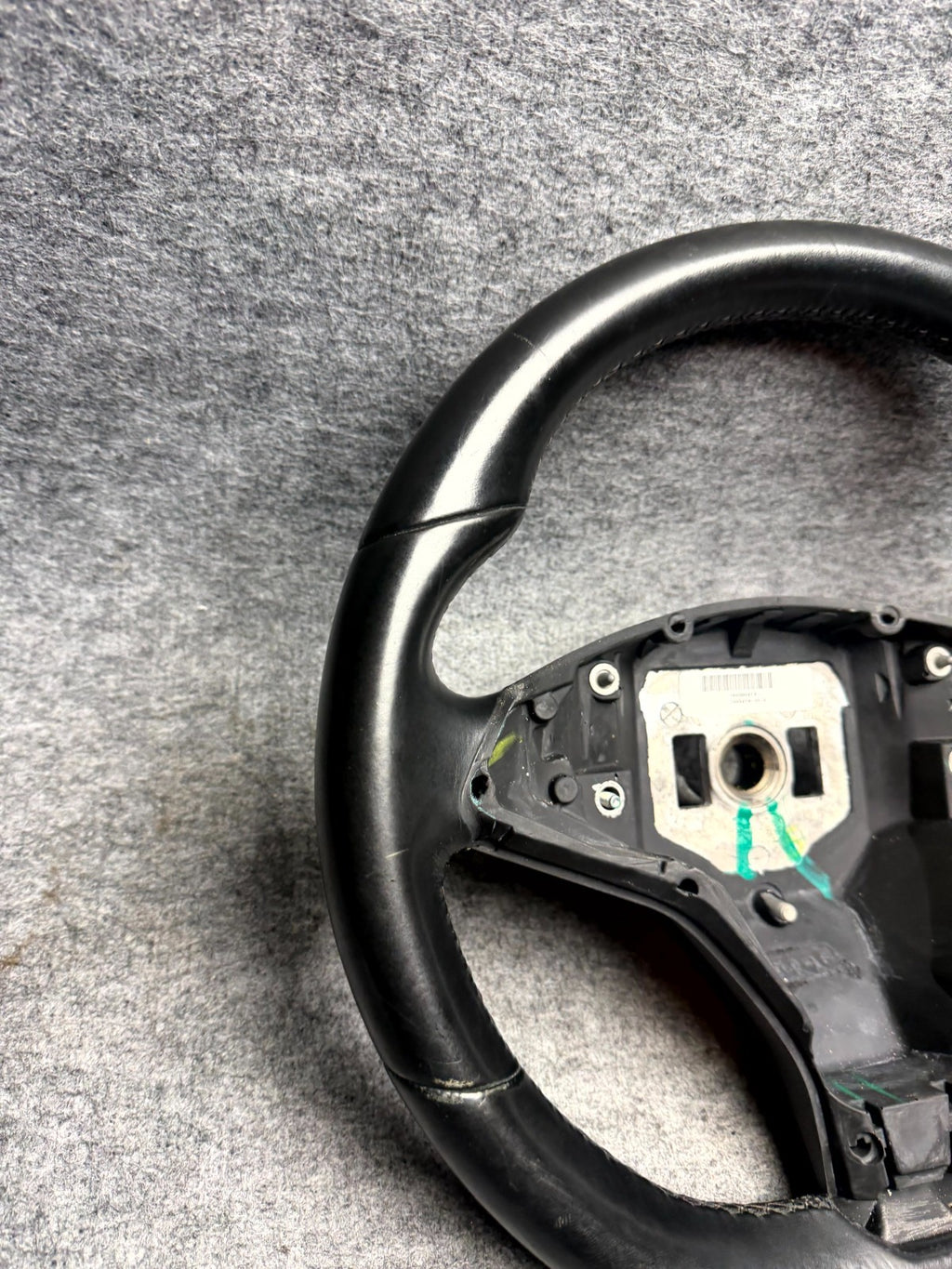 ♦️2012-2020 TESLA MODEL S DRIVER STEERING WHEEL BLACK ASSEMBLY OEM, 1005279-00-D