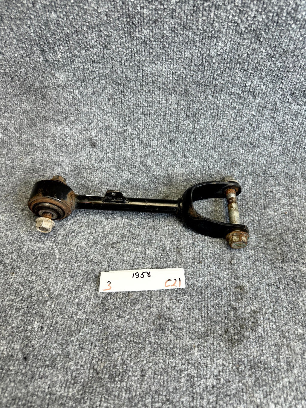 2017 – 2023 TESLA MODEL 3 REAR LEFT OR RIGHT UPPER CONTROL ARM OEM, 1044423-00-G
