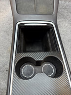2020 - 2024 TESLA MODEL Y CENTER CONSOLE ARMREST CUPHOLDERS OEM, 1755501-70-C