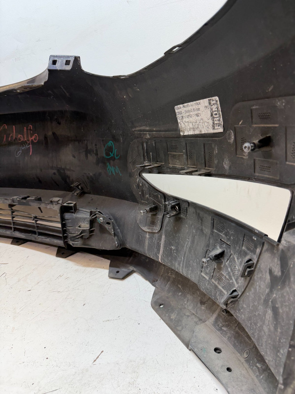 2017-2023 Tesla Model 3 Front Bumper Cover Panel w/o Park Sensor Hole Assembly