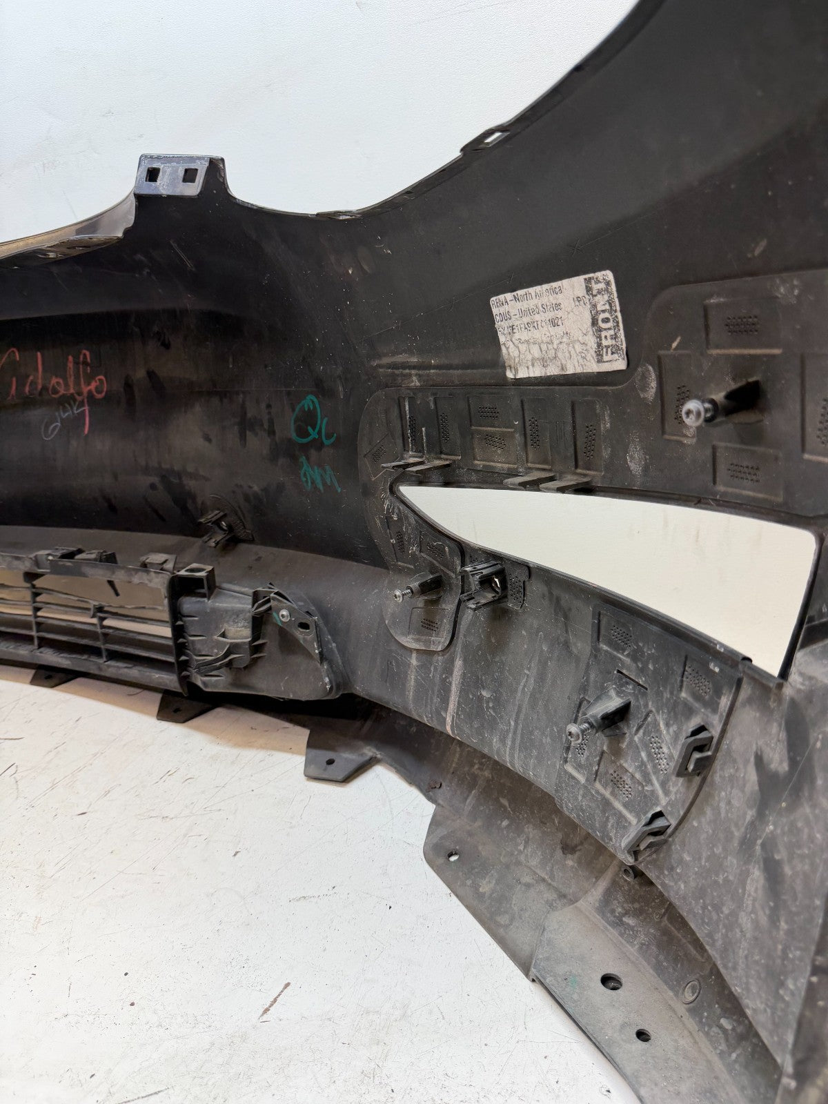 2017-2023 Tesla Model 3 Front Bumper Cover Panel w/o Park Sensor Hole Assembly