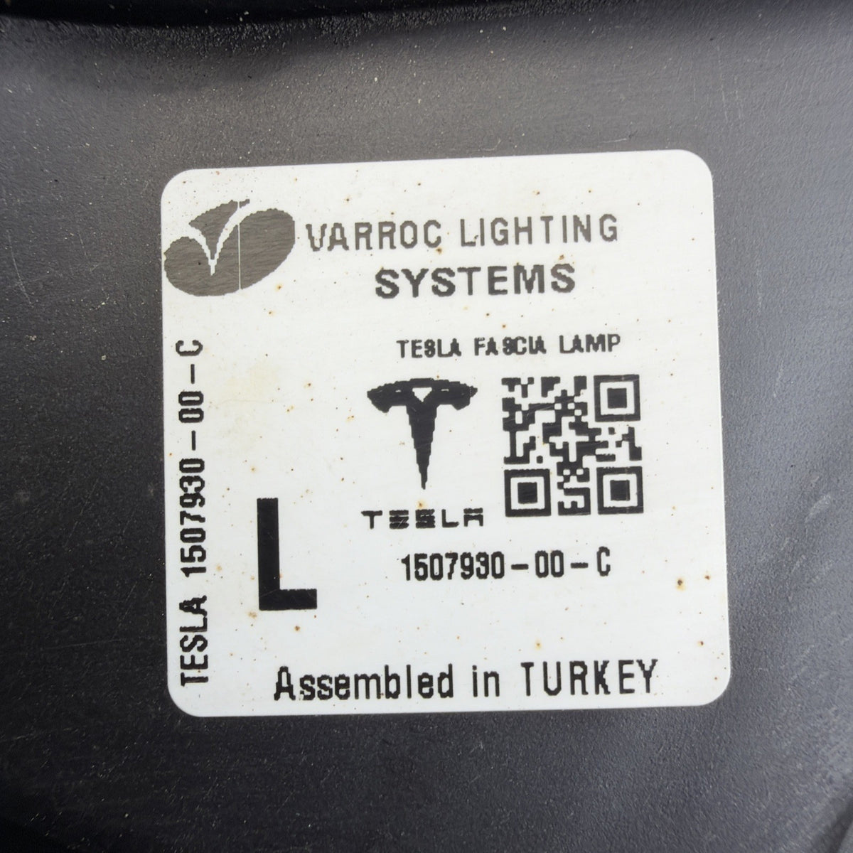 2017-2023 TESLA MODEL 3-Y Front Left Side Hand Fog Light OEM 1507930-00-c