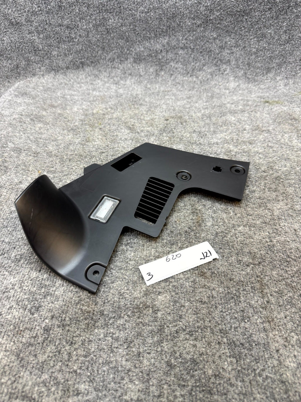 17-23 TESLA MODEL 3 LEFT UNDER DASHBOARD DRIVER FOOTWHEEL TRIM OEM, 1095413-00-A