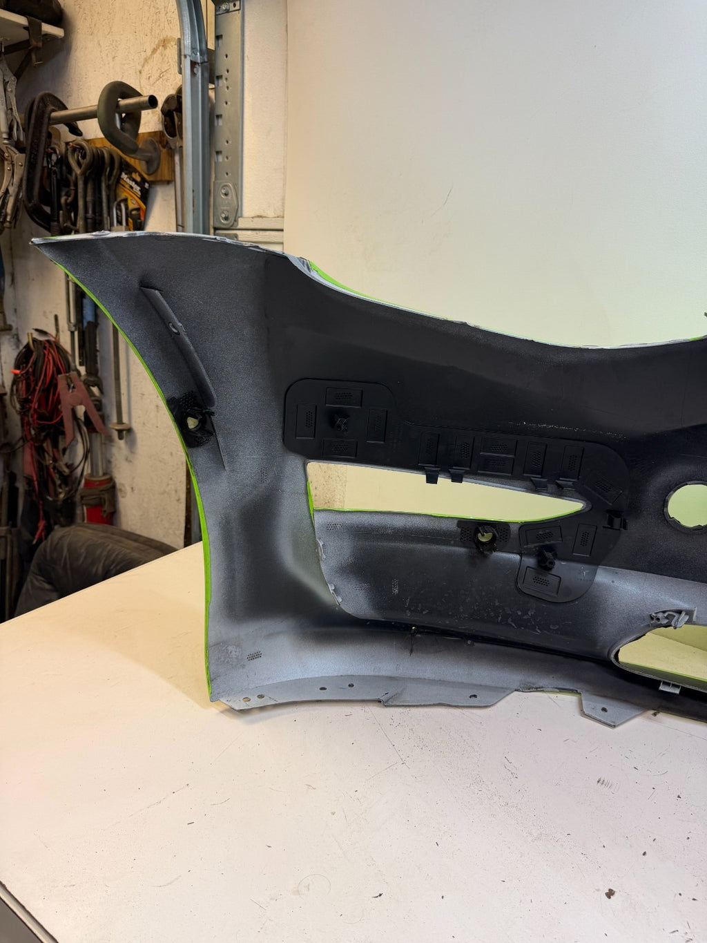 2017-2023 Tesla Model 3 Front Bumper Cover Panel w/ Park Sensor Hole Assembly
