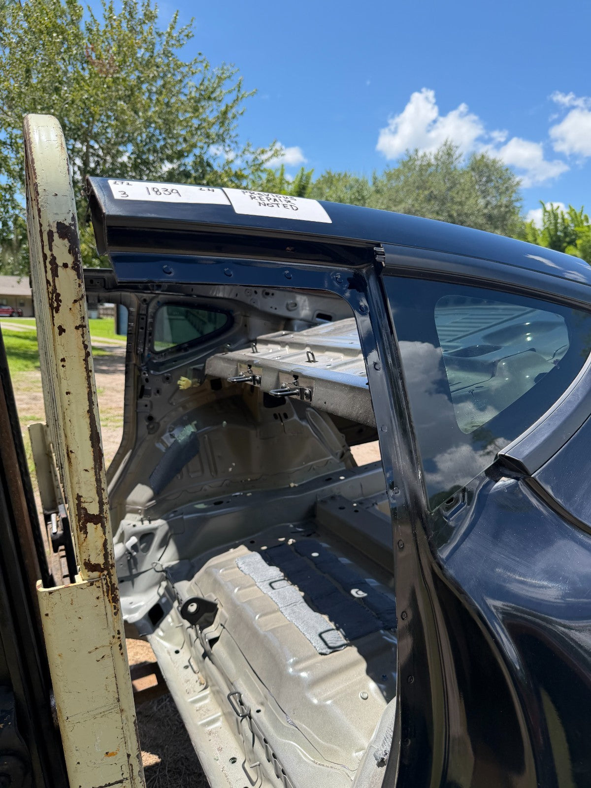 2017-2023 Tesla Model 3 Rear Left Quarter Panel Structural Frame Driver LH