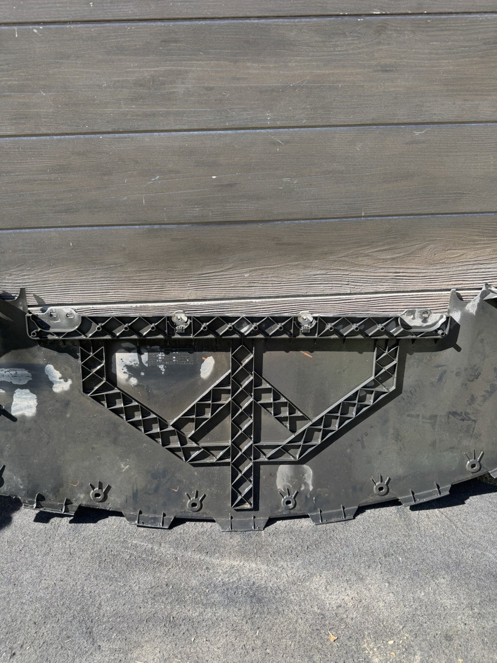 17-23 TESLA MODEL 3 FRONT BUMPER UNDERBODY LOWER BOARD COVER OEM, 1084174-00-D