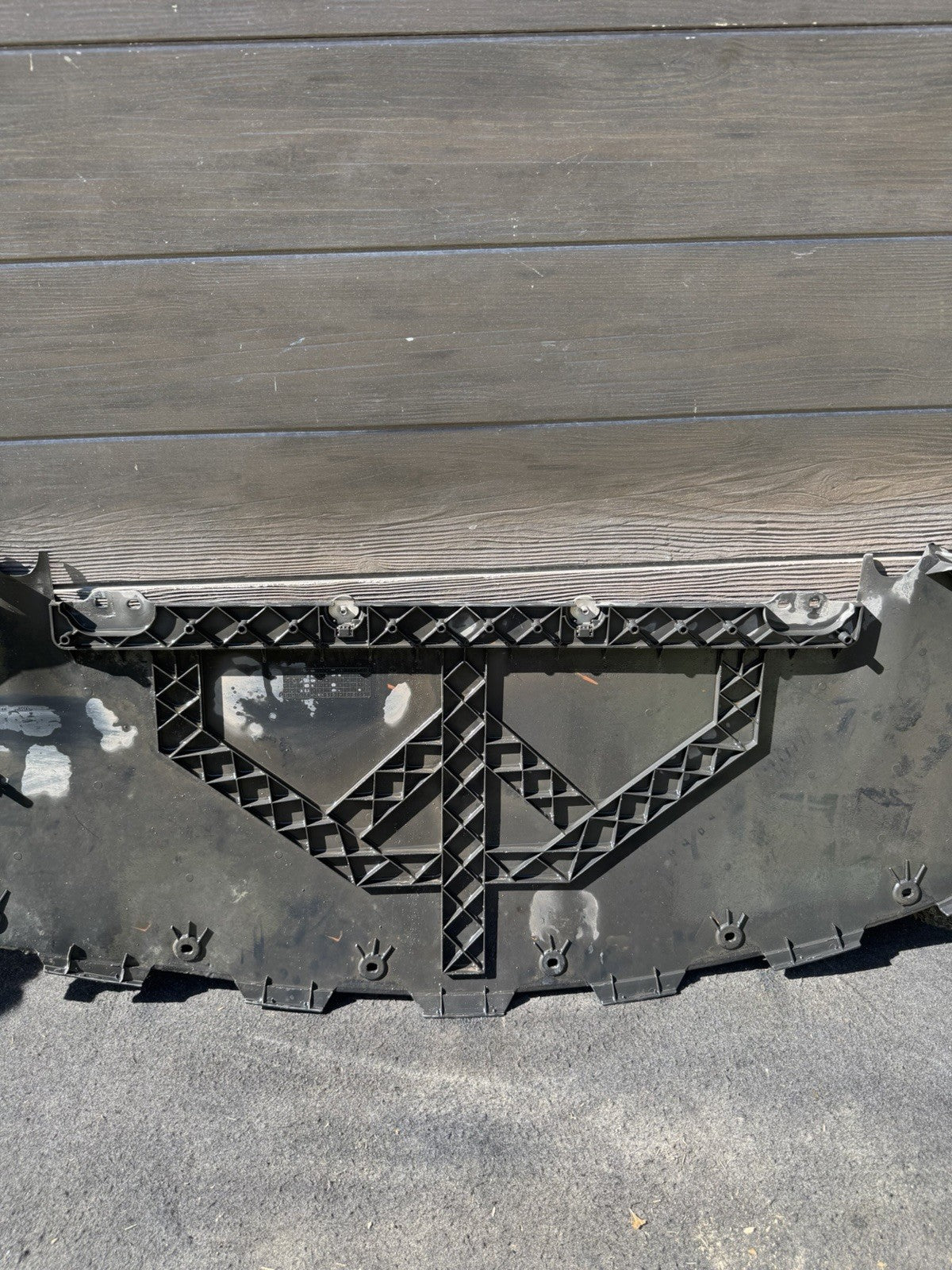 17-23 TESLA MODEL 3 FRONT BUMPER UNDERBODY LOWER BOARD COVER OEM, 1084174-00-D