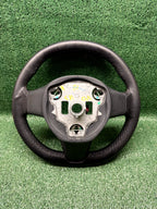 ♦️2020-2025 TESLA MODEL Y LEFT SIDE STEERING WHEEL LEATHER OEM, 1490214-00-B