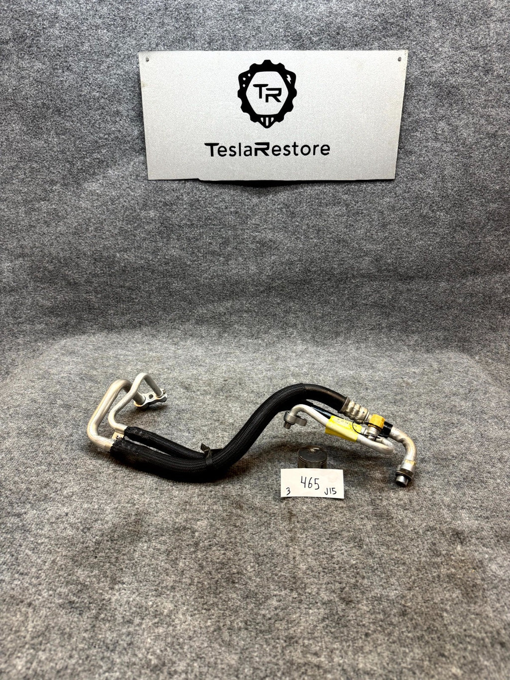 2017-2023 TESLA MODEL 3 A/C LINE SUPERMANIFOLD COMPRESSOR PIPE OEM, 1502020-00-C