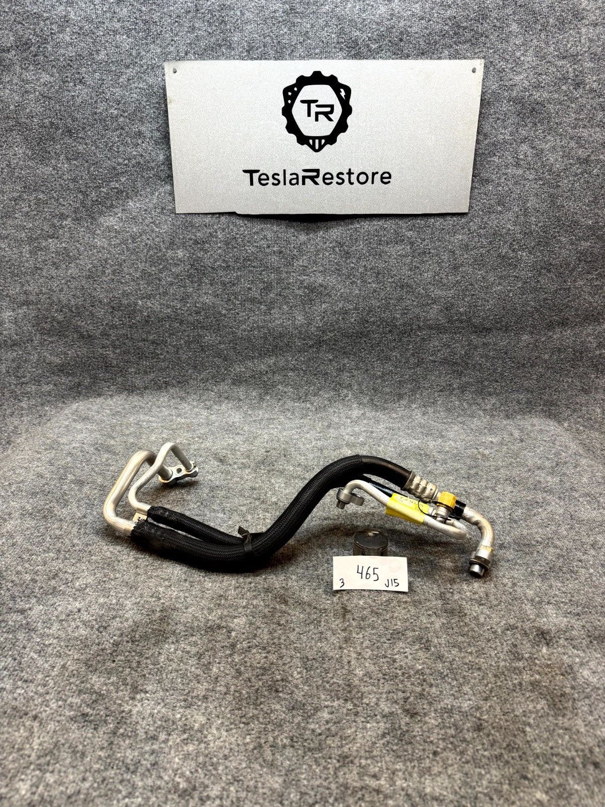 2017-2023 TESLA MODEL 3 A/C LINE SUPERMANIFOLD COMPRESSOR PIPE OEM, 1502020-00-C